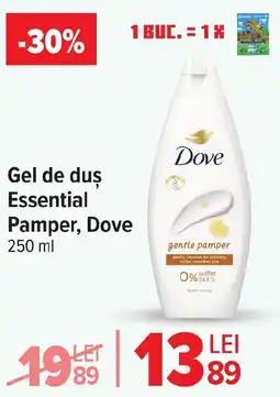 Carrefour Gel de duş Essential Pamper, Dove Ofertă