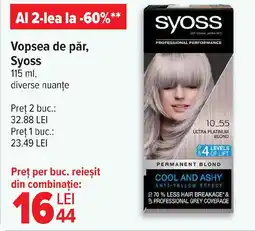Carrefour Vopsea de păr, Syoss Ofertă