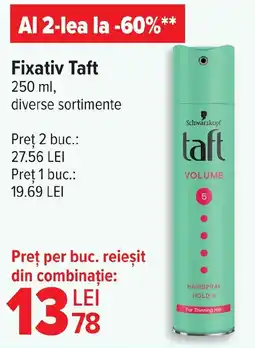 Carrefour Fixativ Taft Ofertă