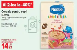Carrefour Cereale pentru copii Nestlé Ofertă