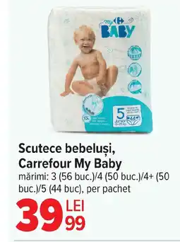 Carrefour Scutece bebeluşi, Carrefour My Baby Ofertă