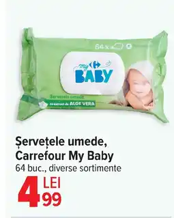 Carrefour Şerveţele umede, Carrefour My Baby Ofertă