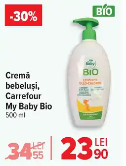 Carrefour Cremă bebeluşi, Carrefour My Baby Bio Ofertă