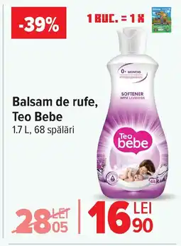 Carrefour Balsam de rufe, Teo Bebe Ofertă