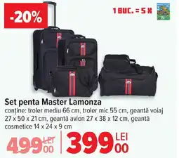 Carrefour Set penta Master Lamonza Ofertă