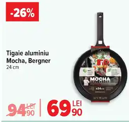 Carrefour Tigaie aluminiu Mocha, Bergner Ofertă