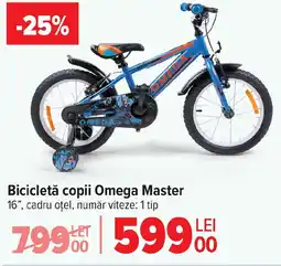Carrefour Bicicletă copii Omega Master Ofertă