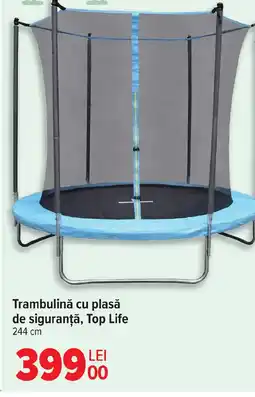 Carrefour Trambulină cu plasă de siguranţă, Top Life Ofertă