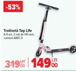 Carrefour Trotinetă Top Life Ofertă