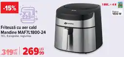 Carrefour Friteuză cu aer cald Mandine MAF7L1800-24 Ofertă