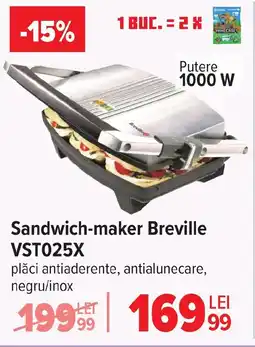 Carrefour Sandwich-maker Breville VST025X Ofertă