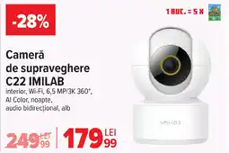 Carrefour Cameră de supraveghere C22 IMILAB Ofertă
