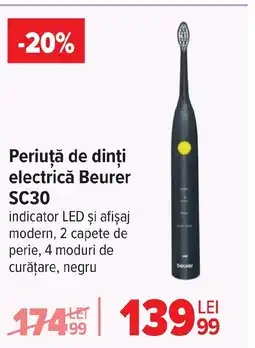 Carrefour Periuţă de dinți electrică Beurer SC30 Ofertă