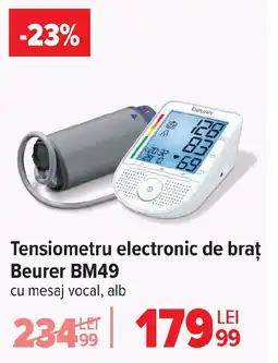 Carrefour Tensiometru electronic de braț Beurer BM49 Ofertă