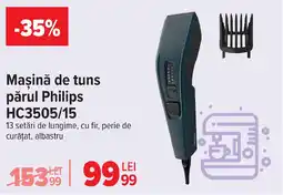 Carrefour Mașină de tuns părul Philips HC3505/15 Ofertă