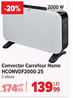 Carrefour Convector Carrefour Home HCONVDF2000-25 Ofertă