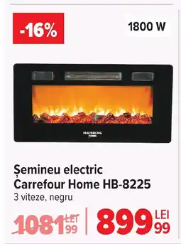 Carrefour Şemineu electric Carrefour Home HB-8225 Ofertă