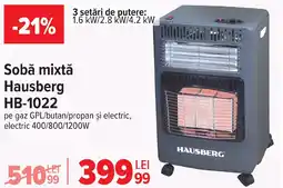 Carrefour Sobǎ mixtă Hausberg HB-1022 Ofertă