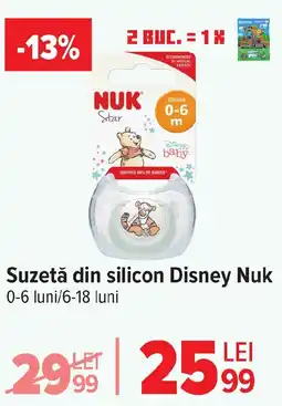 Carrefour Suzetă din silicon Disney Nuk Ofertă