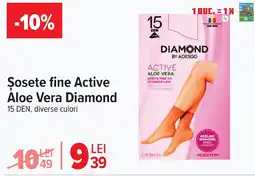 Carrefour Şosete fine Active Aloe Vera Diamond 15 DEN Ofertă