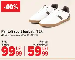 Carrefour Pantofi sport bărbați, TEX Ofertă