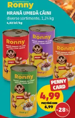 Penny Ronny Hrană umedă câini Ofertă
