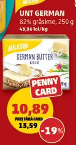 Penny MILKERIA Unt german Ofertă
