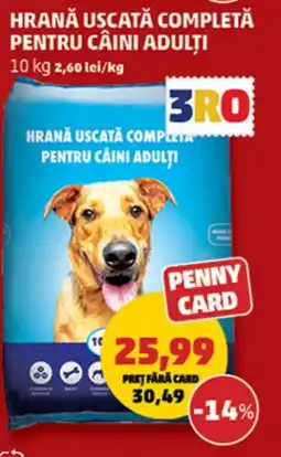 Penny Hrană uscată completă pentru câini adulţi Ofertă