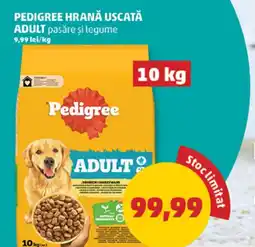 Penny Pedigree hrană uscată adult pasǎre şi legume Ofertă