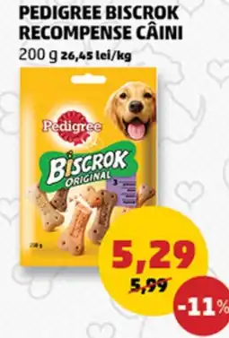 Penny Pedigree biscrok recompense câini Ofertă