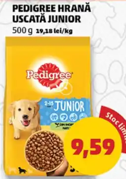 Penny Pedigree hrană uscată junior Ofertă