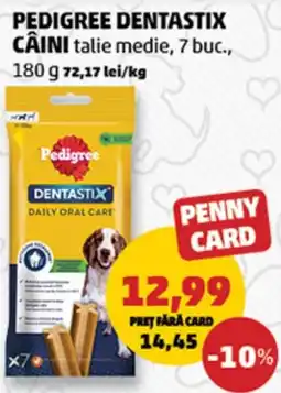 Penny Pedigree dentastix câini talie medie Ofertă