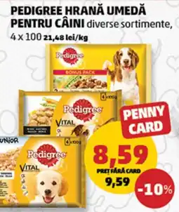 Penny Pedigree hrană umedă pentru câini Ofertă