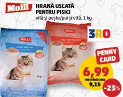 Penny Molli hrana uscată pentru pisici Ofertă