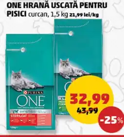 Penny One hrană uscată pentru pisici curcan Ofertă