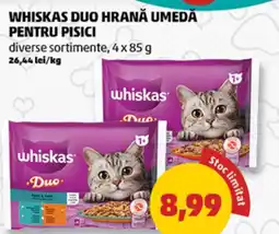 Penny Whiskas duo hrană umedă pentru pisici Ofertă