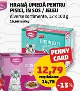 Penny Hrană umedă pentru pisici, în sos/jeleu Ofertă