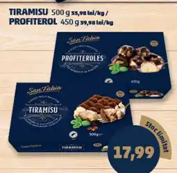 Penny San Fabio Tiramisu/ Profiterol Ofertă