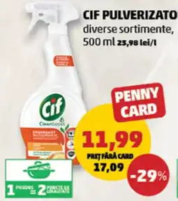 Penny Cif pulverizator Ofertă