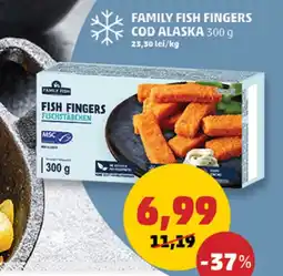 Penny Family fish fingers cod alaska Ofertă
