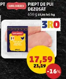 Penny Piept de pui dezosat Ofertă