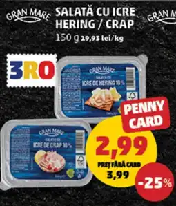 Penny Salată cu icre hering/crap Ofertă