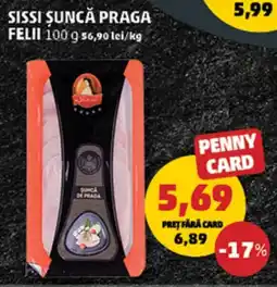 Penny Sissi şuncă praga felii Ofertă