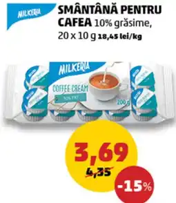 Penny Smântână pentru cafea 10% grăsime Ofertă