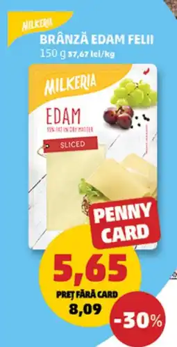 Penny Brânză edam felii Ofertă