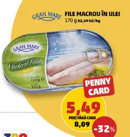 Penny File macrou în ulei Ofertă