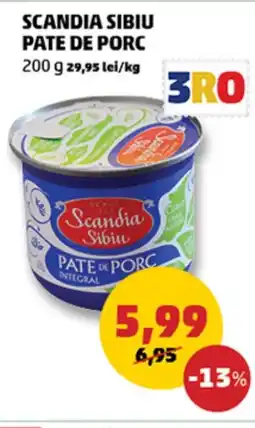 Penny Scandia sibiu pate de porc Ofertă