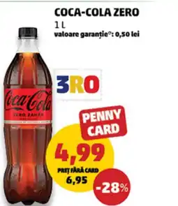 Penny COCA-COLA Zero Ofertă