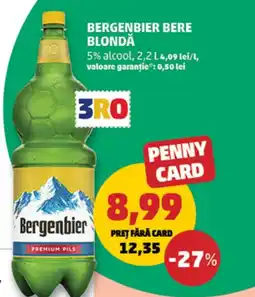 Penny Bergenbier bere blondă Ofertă