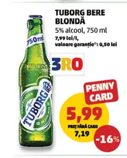 Penny Tuborg bere blondă Ofertă
